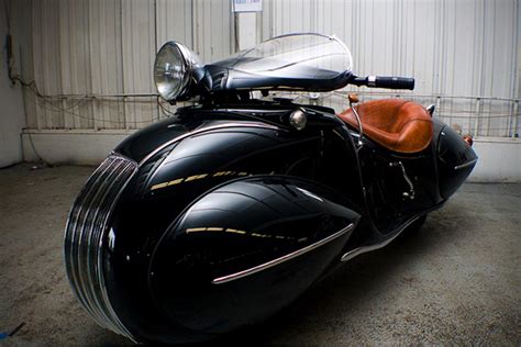 Art Deco 1930 Kj Henderson Custom Motorcycle Hiconsumption