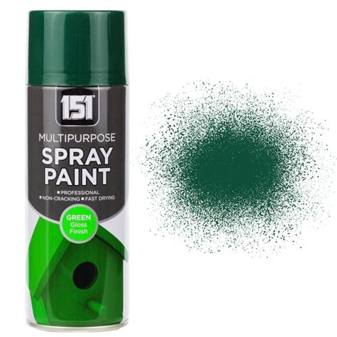 400ml 151 Green Gloss Spray Paint Sprayster