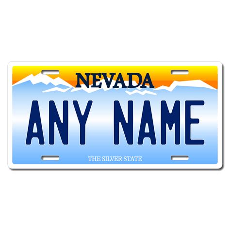 Nevada Replica State License Plate For Bikes Bicycles Atvs Cart