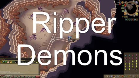 This applies to all dead ripper demons,including the ones you haven't killed (which is why you should find an empty world). Runescape 3 | First Attempt at Ripper Demons! - YouTube