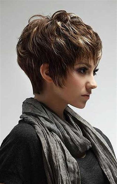 This angled bob hairstyle for thick hair has long sliced layers, an edgy clipped nape and steeply angled sides, making it one of the most popular hairstyles. New Short Trendy Haircuts