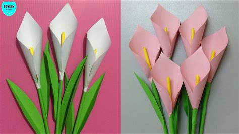 Cara Membuat Bunga Lily Dari Kertas Origami Bunga Hias Dari Kertas