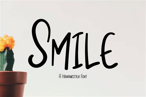 Smile Font By Wanida Toffy · Creative Fabrica