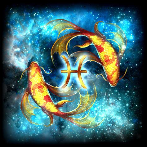 Zodiac Pisces Painting By Mgl Meiklejohn Graphics Licensing Fine Art