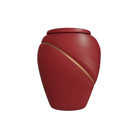 Thais Terracotta Shiny Biodegradable Urn Lucentt Funeral Products