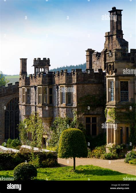 Haddon Hall Near Bakewell In The Peak District Derbyshire Dales England