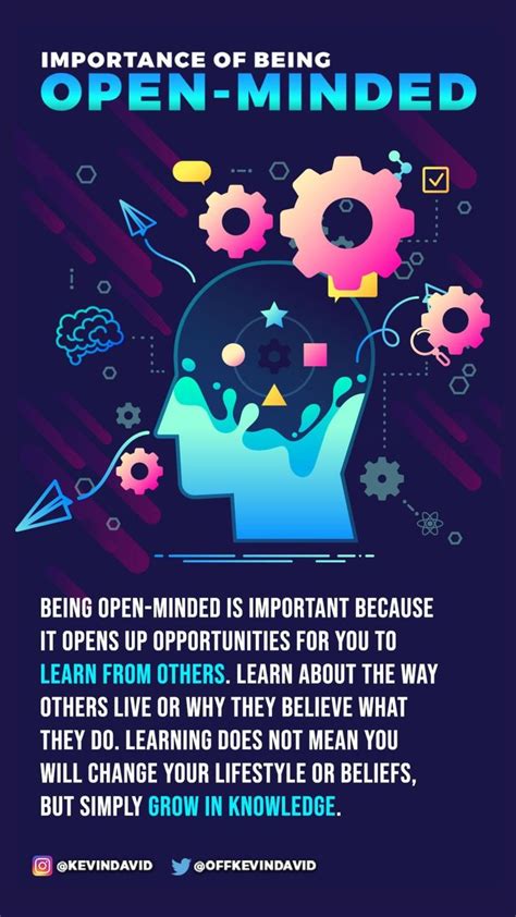 Importance Of Being Open Minded Pinterest