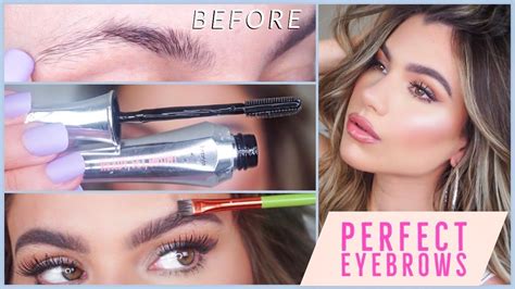 How To Shape And Fill In Your Eyebrows Youtube