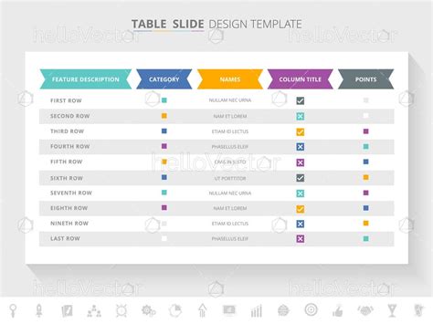 Table Infographic Template Download Graphics And Vectors