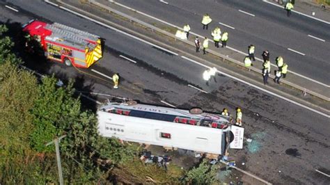 m53 school bus crash driver who died named as stephen shrimpton news uk video news sky news