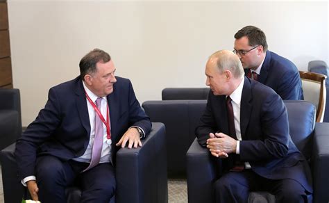 Meeting With President Of The Republika Srpska Entity Of Bosnia And