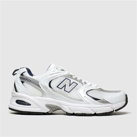 Mens White New Balance 530 Trainers Schuh