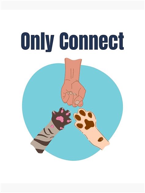 Only Connect Poster By Minimalistlive Redbubble