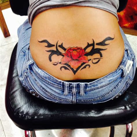 50 vivacious lower back tattoos for women
