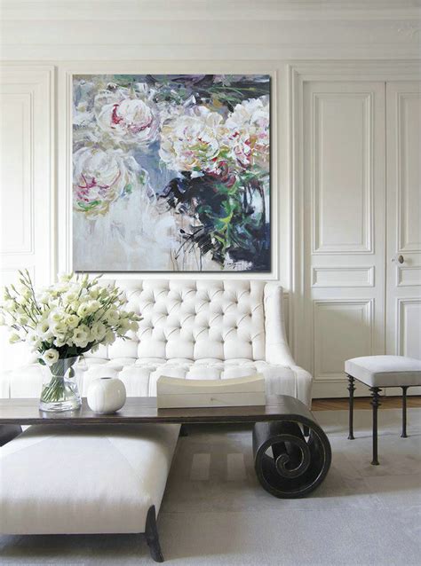 Extra Large Abstract Painting On Canvasabstract Flower