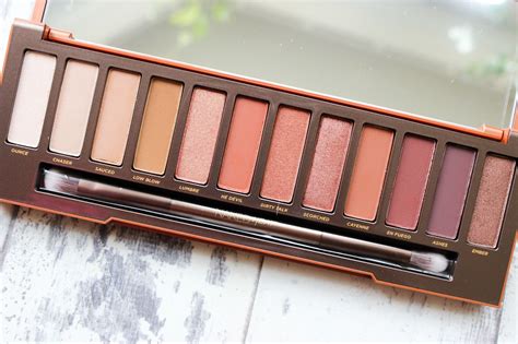 Urban Decay Naked Heat Palette Swatches And Review On Deep Skin