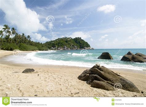 Ko Pha Ngan Beach Scene Thailand Stock Image Image Of