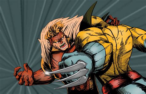 Loay Aboushamat Sabretooth Vs The Wolverine