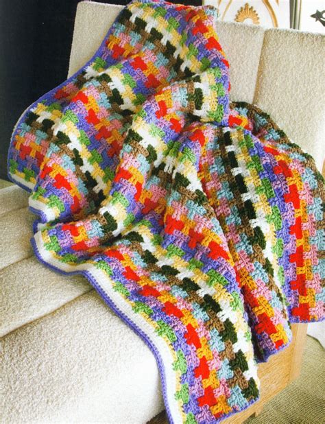 Scrap Afghan Crochet Pattern ⋆ Crochet Kingdom