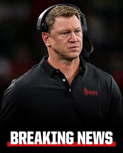 Espn On Twitter Breaking Nebraska Has Fired Head Coach Scott Frost