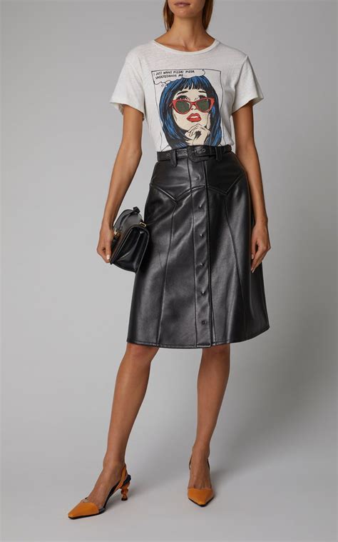 Yuul Yie Lissom Satin Trimmed Leather Slingback Pumps Fashion