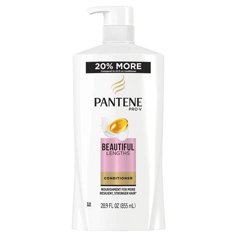 Pantene Conditioner, Beautiful Lengths for Strong Hair, 28.9 fl oz ...