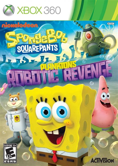 Spongebob Squarepants Planktons Robotic Revenge For Xbox 360 Just 10