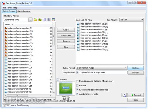Faststone Photo Resizer 43 Download For Windows