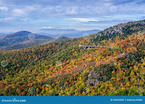 Autumn Colors Blue Ridge Parkway North Carolina Stock Image Image