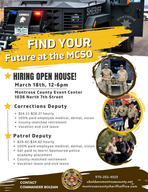 Join Our Team Montrose County Sheriffs Office