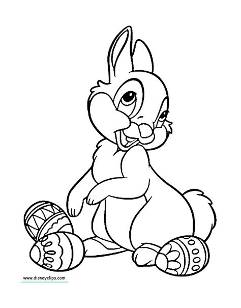 Printable Disney Easter Coloring Pages 5