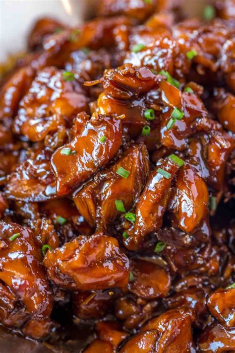 Preheat oven to 325 degrees f (165 degrees c). Easy Bourbon Chicken that's crispy, sweet, sticky and ...
