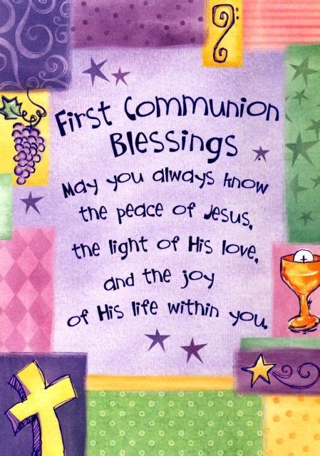 12 Best First Communion Quotes Images On Pinterest First Communion