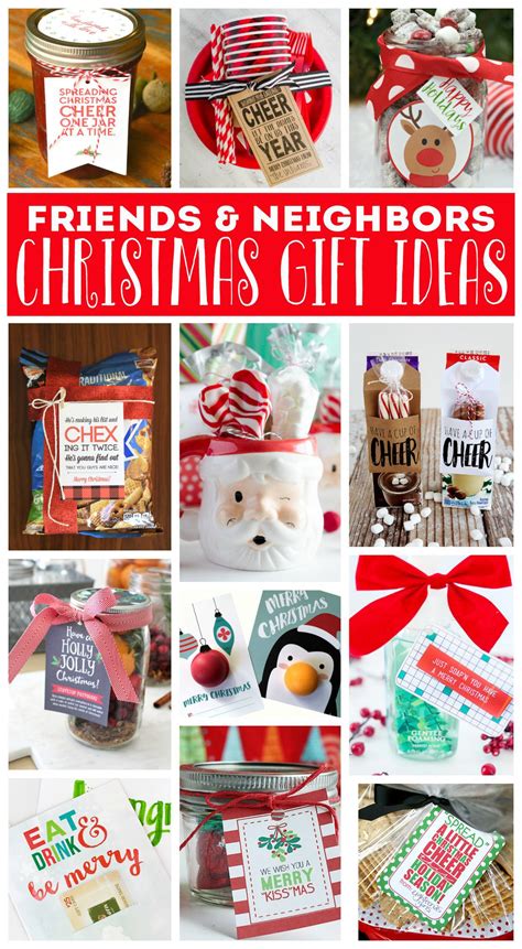 Last minute stocking stuffer neighbor gift ideas with free printables! Neighbor Christmas Gift Ideas | Neighbor christmas gifts ...