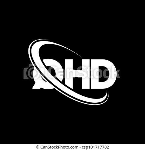Qhd Logo Qhd Letter Qhd Letter Logo Design Initials Qhd Logo Linked