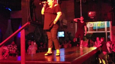 Alejandra Guzman Song Karaoke In Coyote Loco In Cancun Youtube