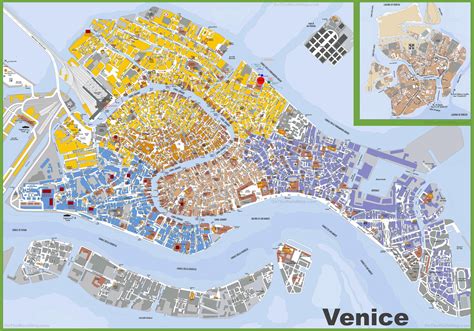 Venecia Mapa Detallado Mapa De Venecia Italia
