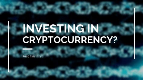 In the last six months. Planning to invest in cryptocurrency? Read this first