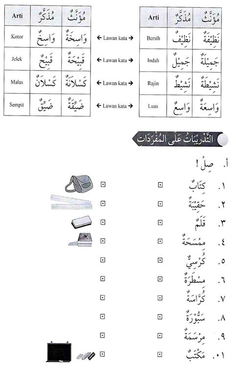 Latihan Peralatan Sekolah Dalam Bahasa Arab Poster Ka Vrogue Co