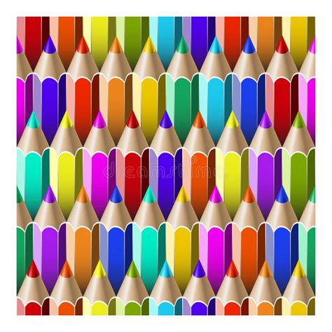 Seamless Pattern Pencils Stock Vector Illustration Of Creative 61937658