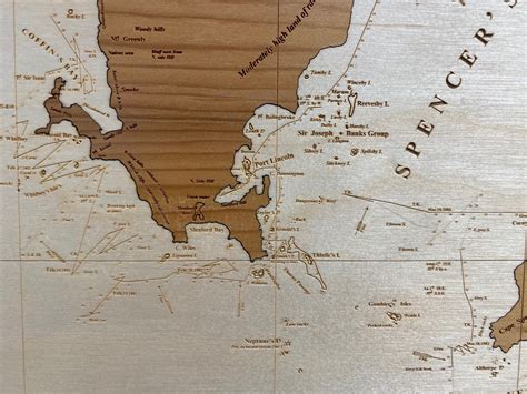 Matthew Flinders 1802 Terra Australis Map 800mm X 1040mm Rhapsody