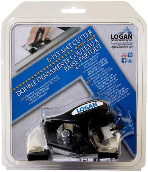 Logan 5000 8 Ply Bevel Mat Cutter
