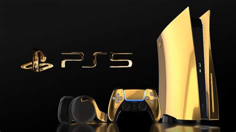 This Custom Gold Ps5 Will Drain Your Bank Account Playstaion