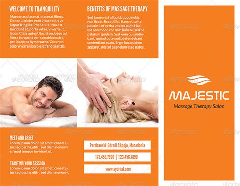 Massage Brochure 29 Examples Indesign Word Pages