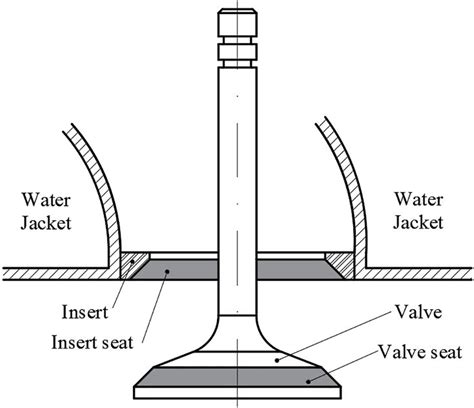 Schematic Drawing Indicating The Valve And Insert Position In An