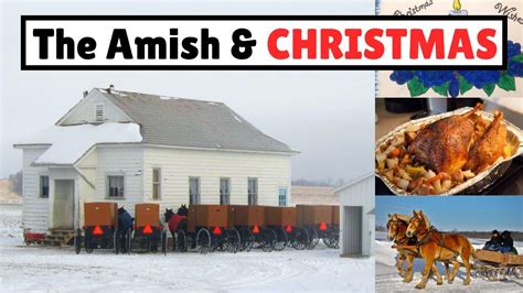 5 Ways The Amish Celebrate Christmas Youtube In 2022 Christmas