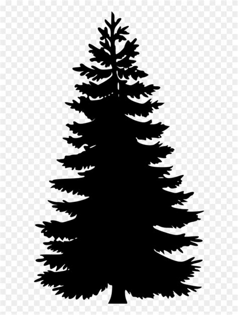 Free Tree Silhouettes Pine Tree Vector Png Nohatcc