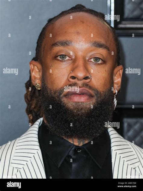 Los Angeles California Usa January 26 Ty Dolla Ign Arrives At The 62nd Annual Grammy