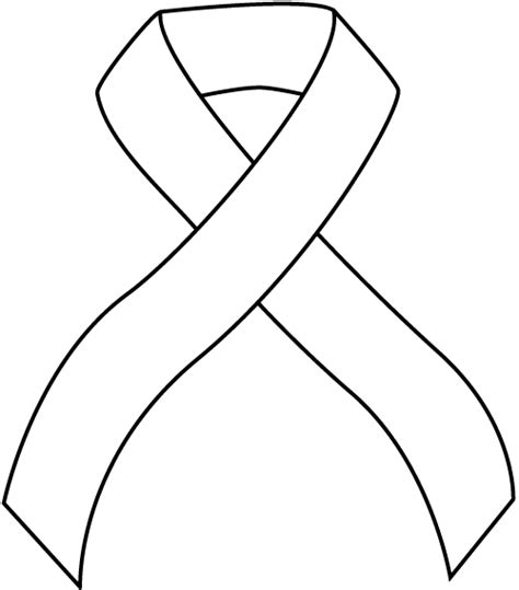 Blank Cancer Ribbon Clipart Best