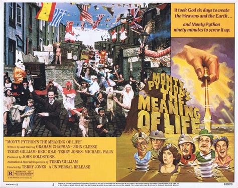 The Meaning Of Life Movie Lobby Card 5 Monty Python Graham Chapman John